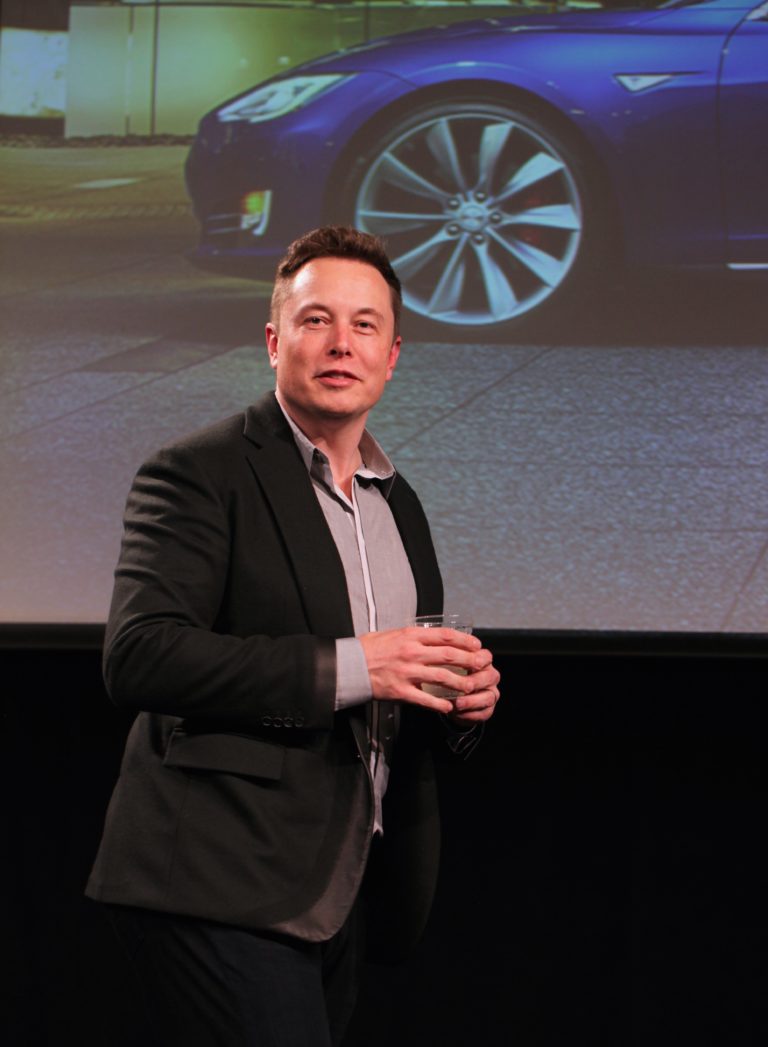 Elon Musk at the  Tesla Motors Annual Meeting  scaled e