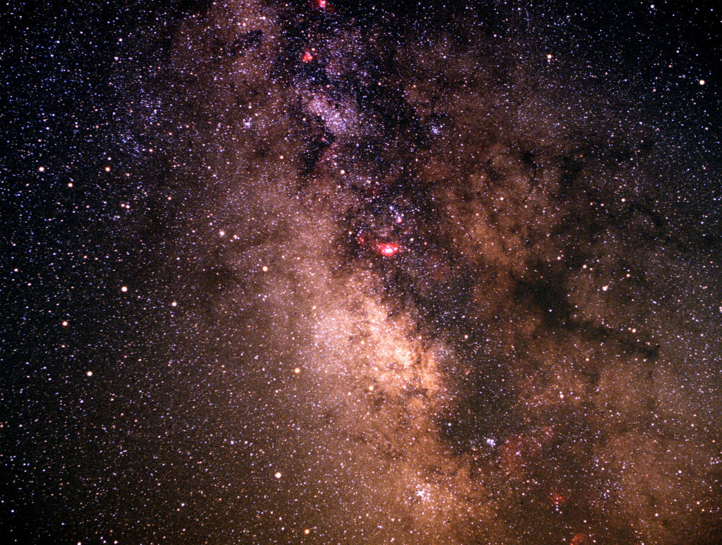 Sagittarius region   Milky Way on slide film   Taken at Dune Road Westhampton Beach Long Island New York    July  scaled e