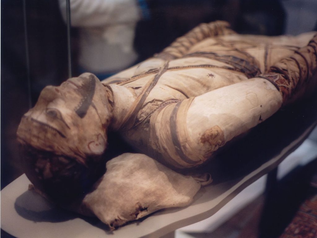 Mummy at British Museum e