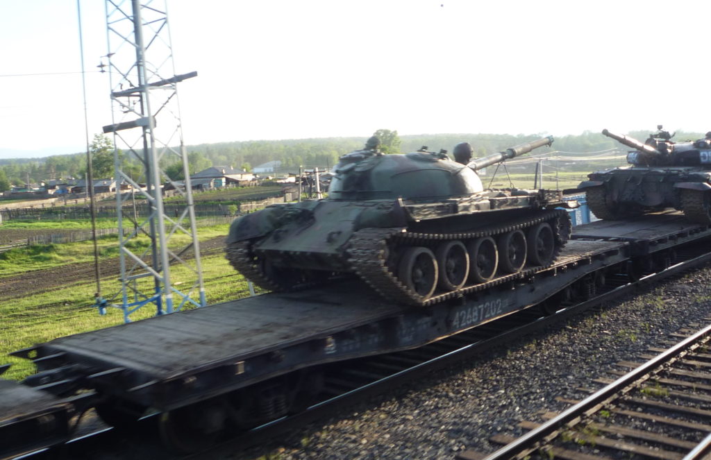 T  and T M tanks transported by train scaled e