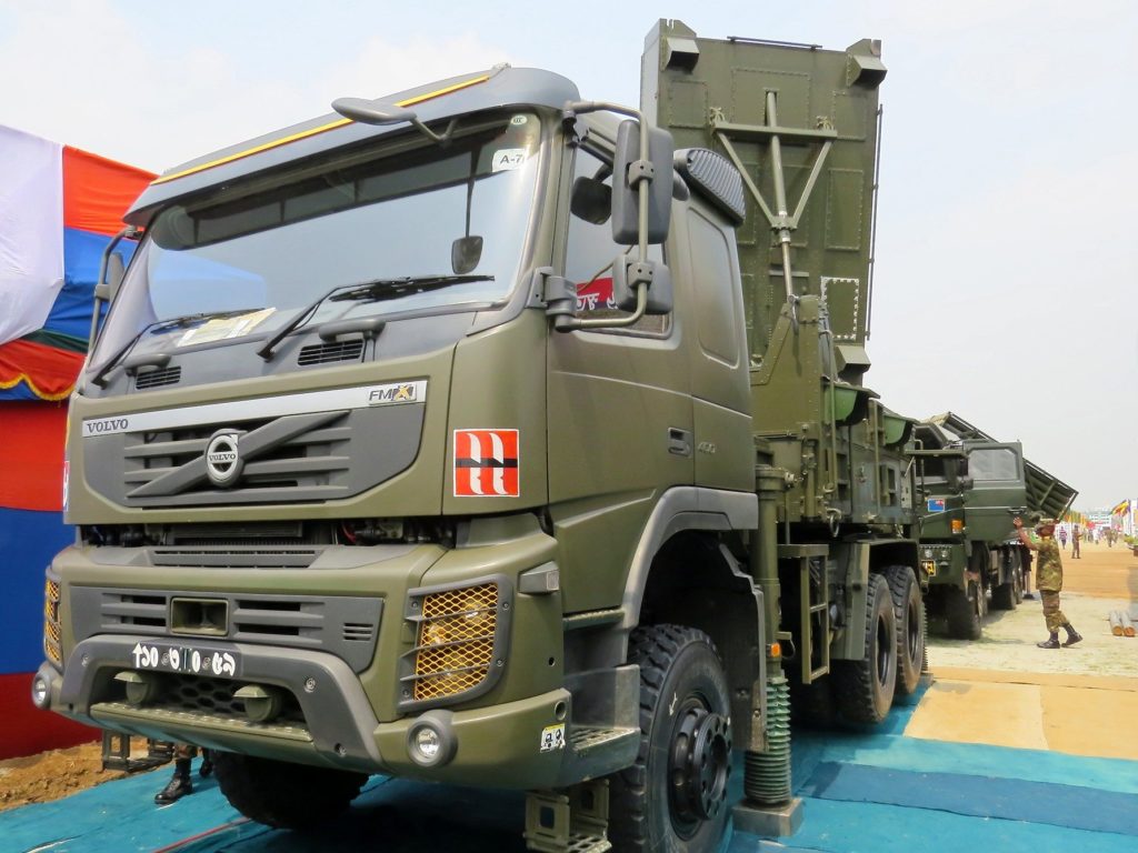 Bangladesh Army SLC  Weapon Locating Radar on Volvo FM chassis