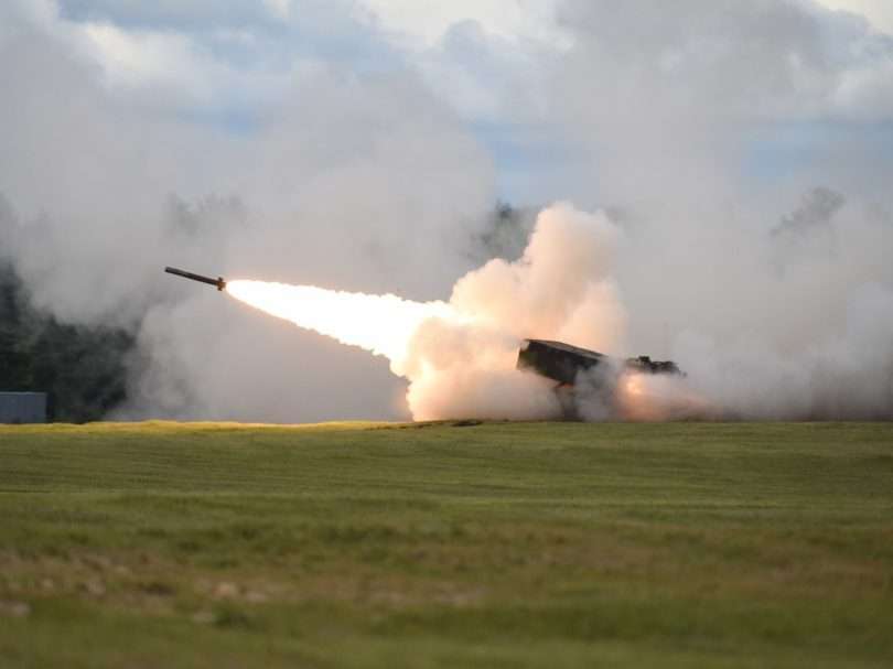 A PP    ROCKET SYSTEMS FIRE UP FORT MCCOY Image  of  e