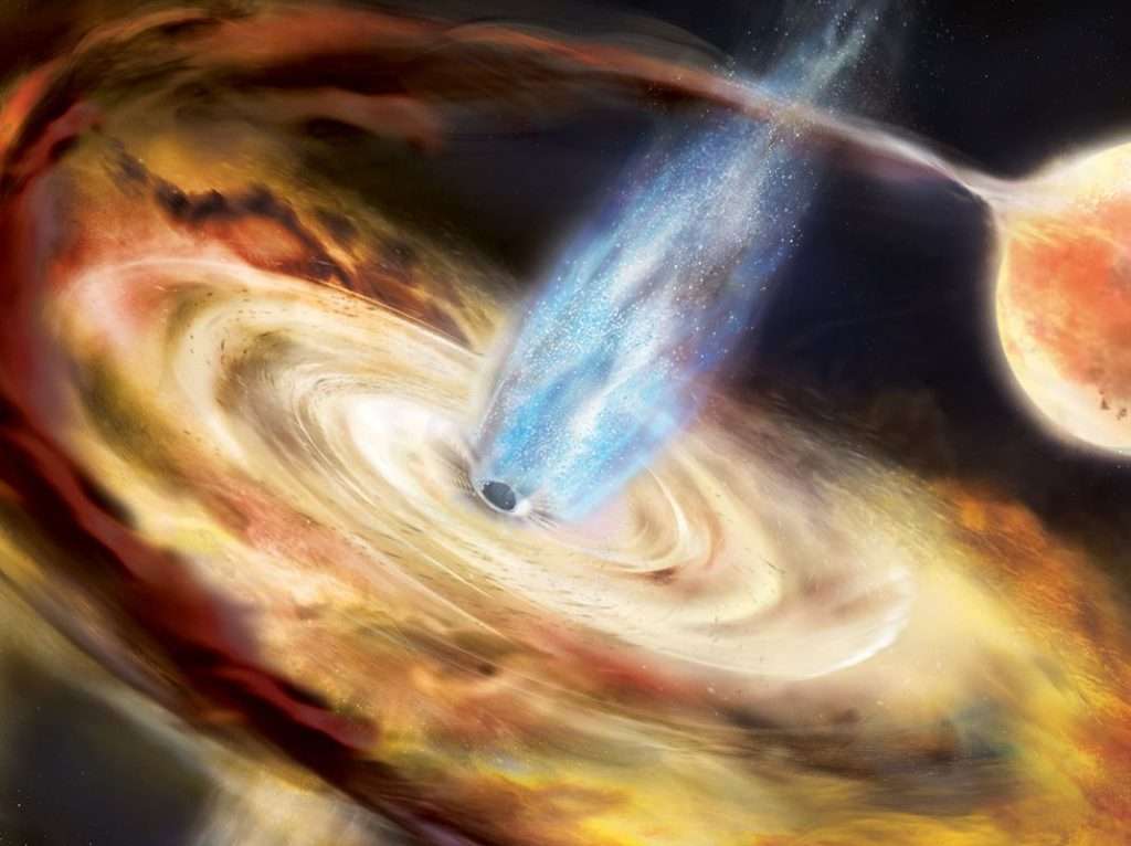 NASA Maps Light Echoes of New Black Hole e