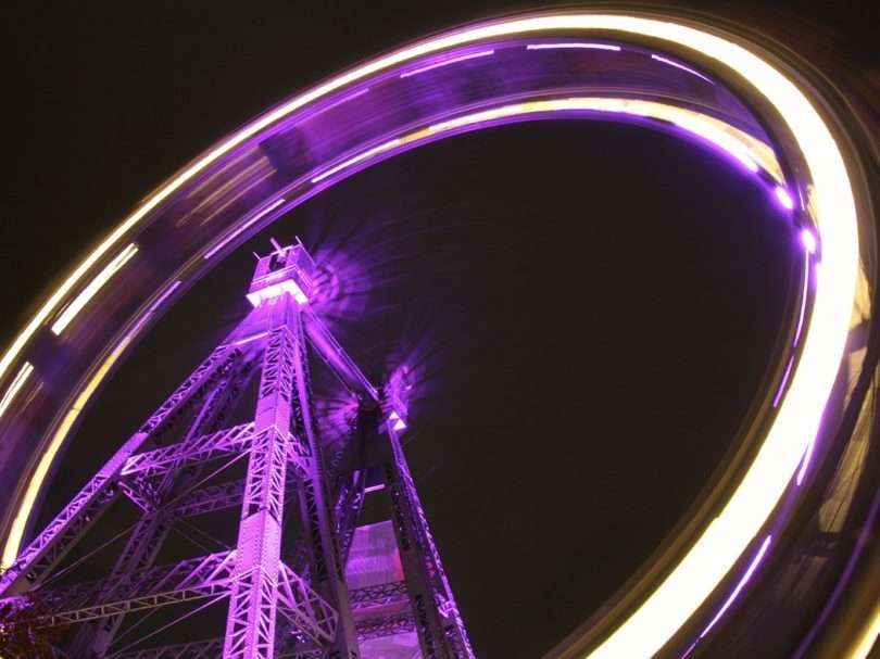 prater, ferris wheel, vienna
