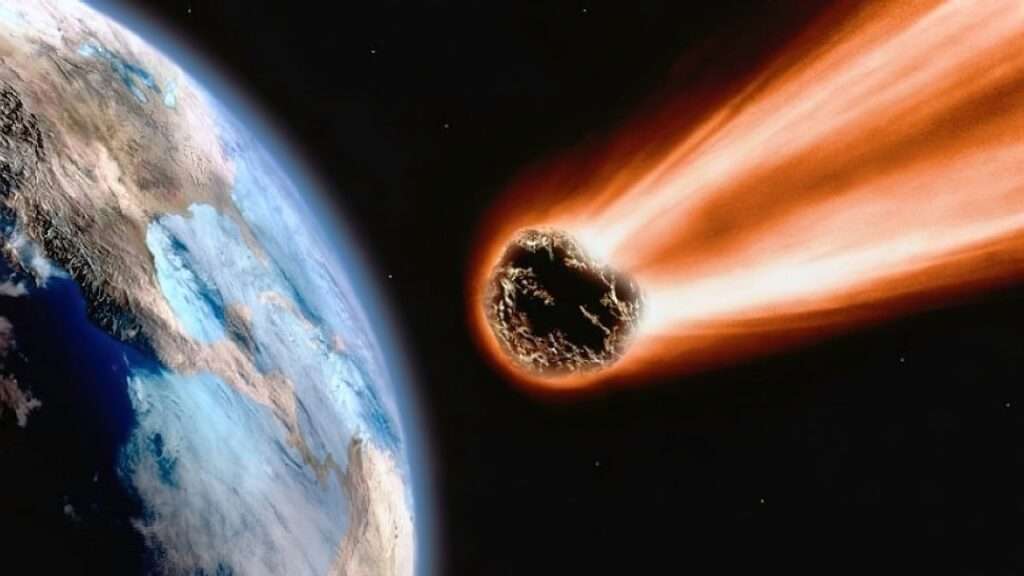 meteorite, space, earth