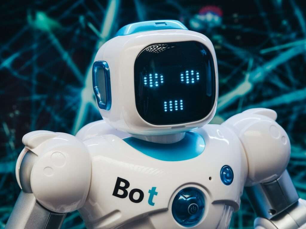 Close Up Photo of Toy Bot