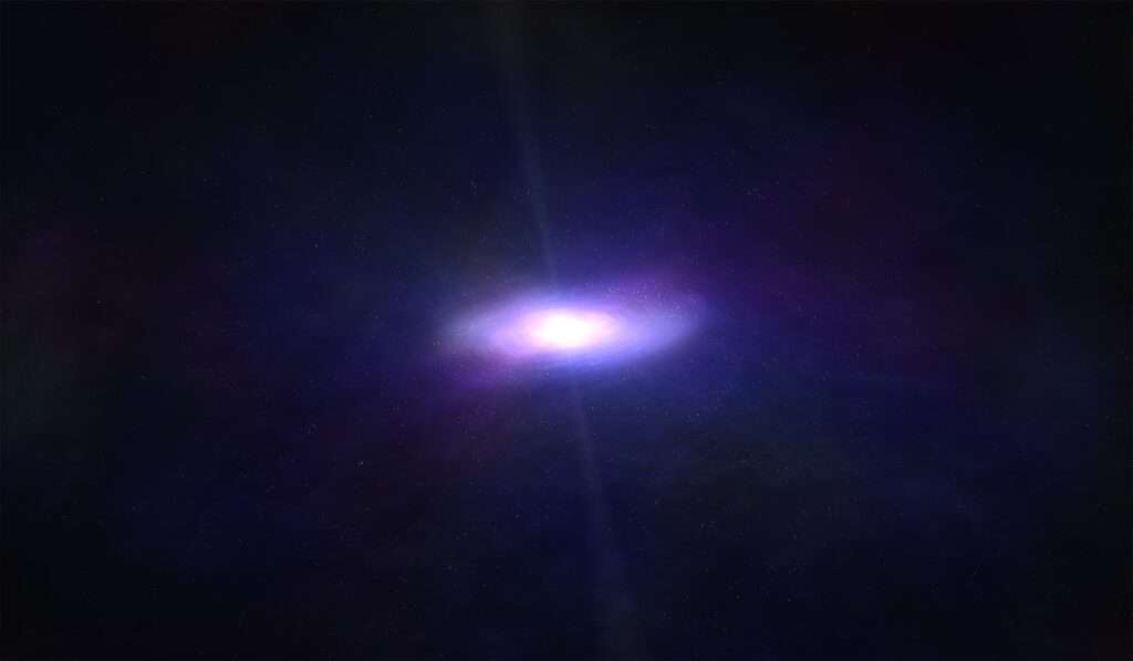 an image of a bright object in the sky