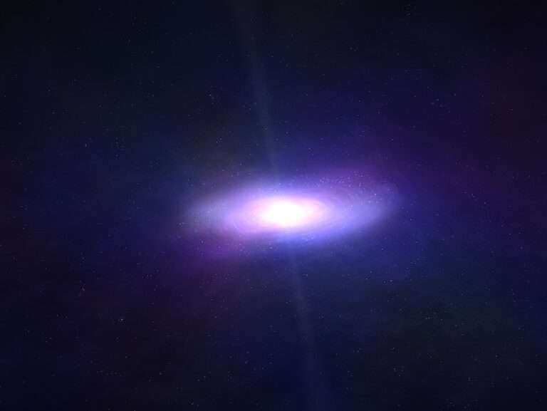 an image of a bright object in the sky