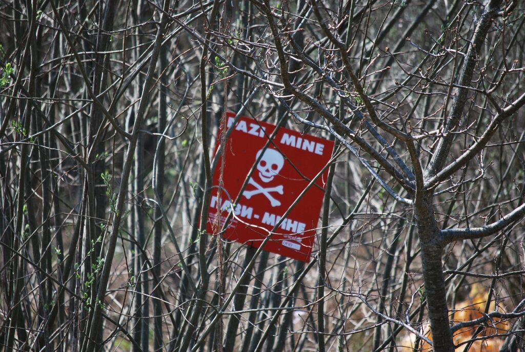 minefield, mine, bosnia